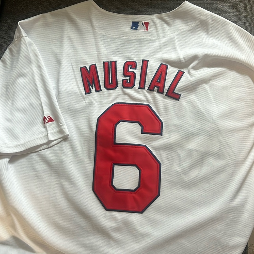MLB Cardinals #6 Stan Musial Jersey size XXL
